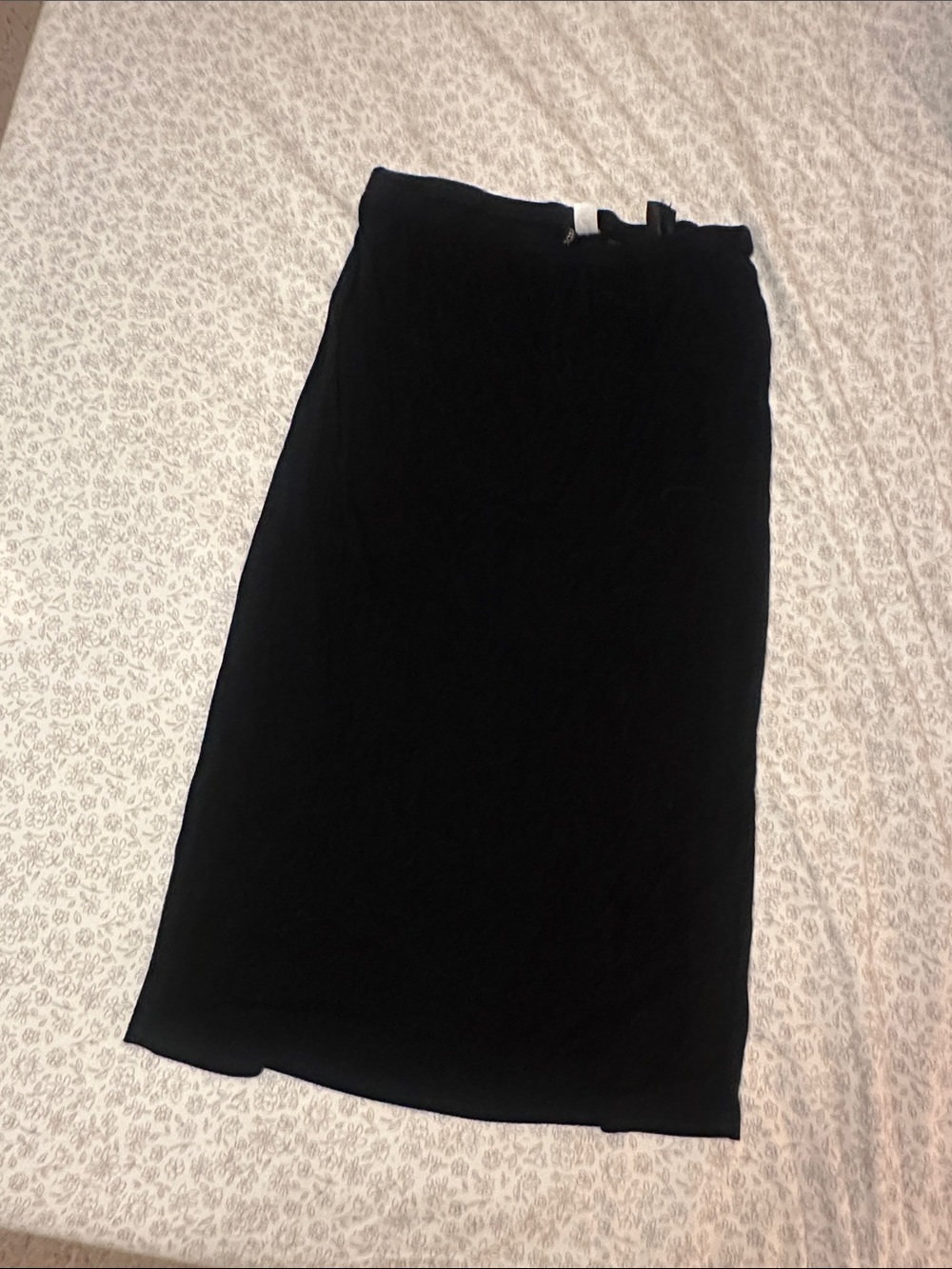 Classic Black Women's Pencil Skirt with Slit in the Back